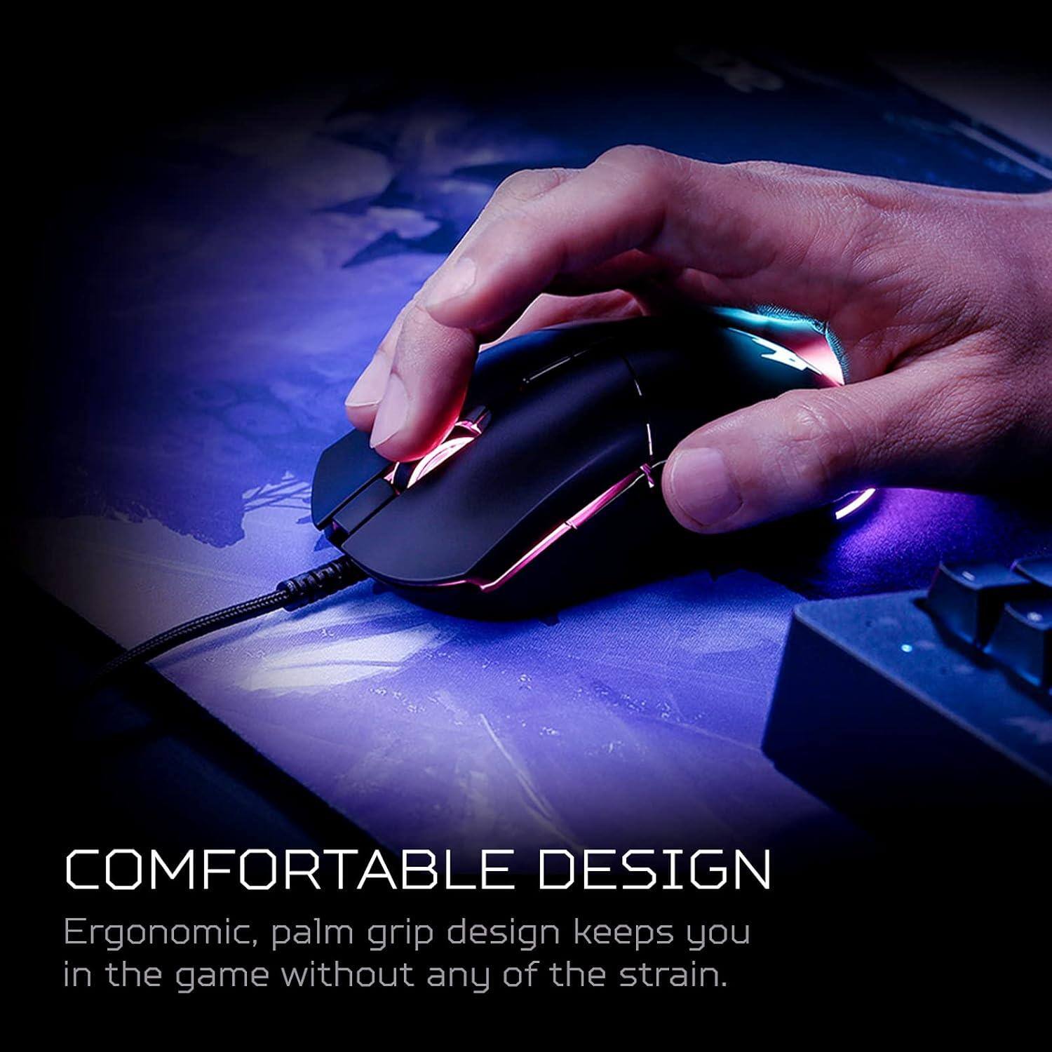 COMFORTABLE DESIGN  
Ergonomic, palm grip design keeps you in the game without any of the strain.