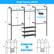 Weight Capacity: 850LBS
85-128"
12"
2"
29"-50"
28"
42"
49"
Hang rods expand from 28.5 to 50.2 inches
85"
11"
32"
12"
57"
29"
29"
28"
29"
85"
L Shape
45° Shape