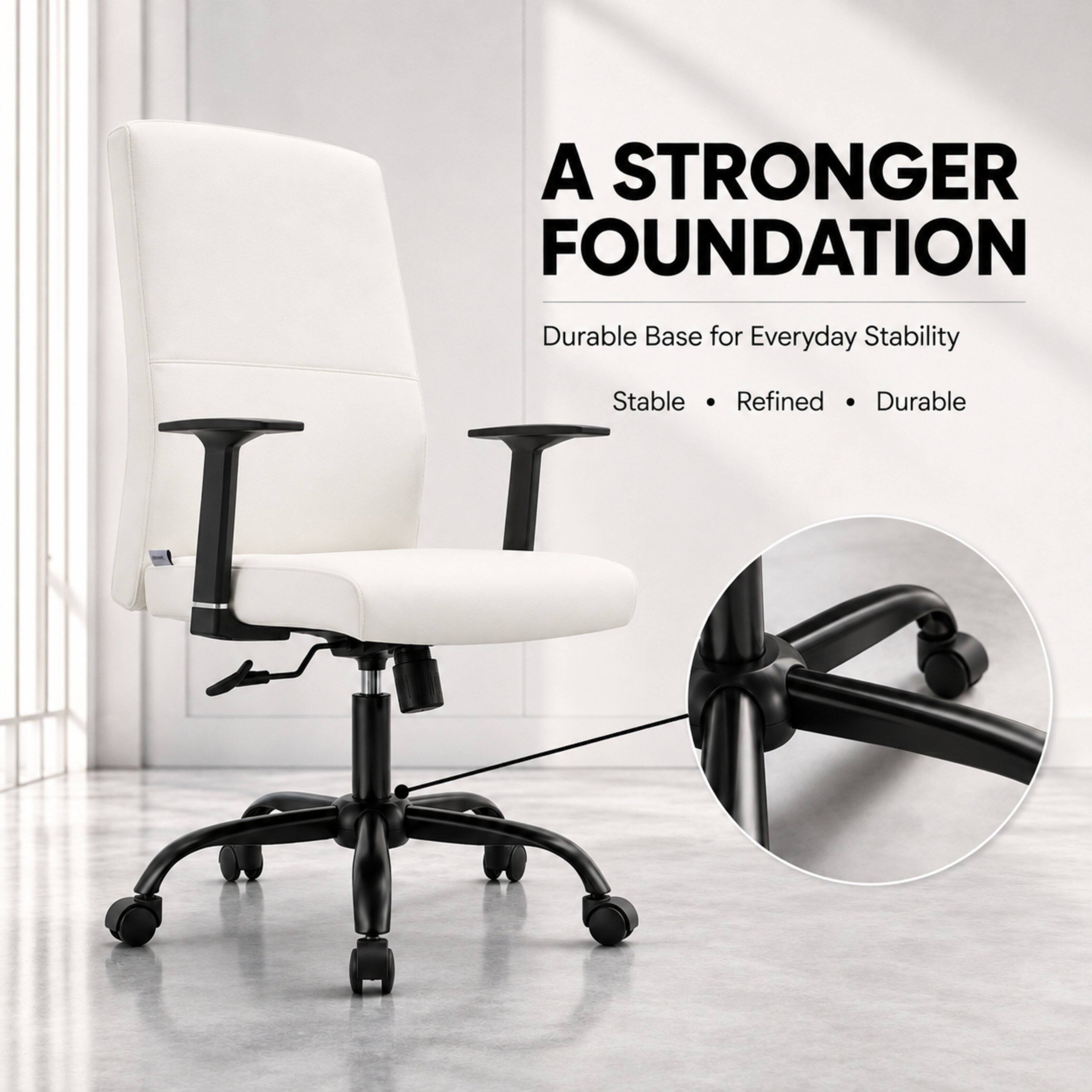 A STRONGER FOUNDATION  
Durable Base for Everyday Stability  
Stable • Refined • Durable