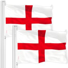 G128 - England Flag 3x5 Ft 2-Pack 150D Printed Polyester - Assorted Colors