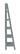 Left. Linon Home Décor - Radford Five-Tier Ladder Bookshelf - Gray.