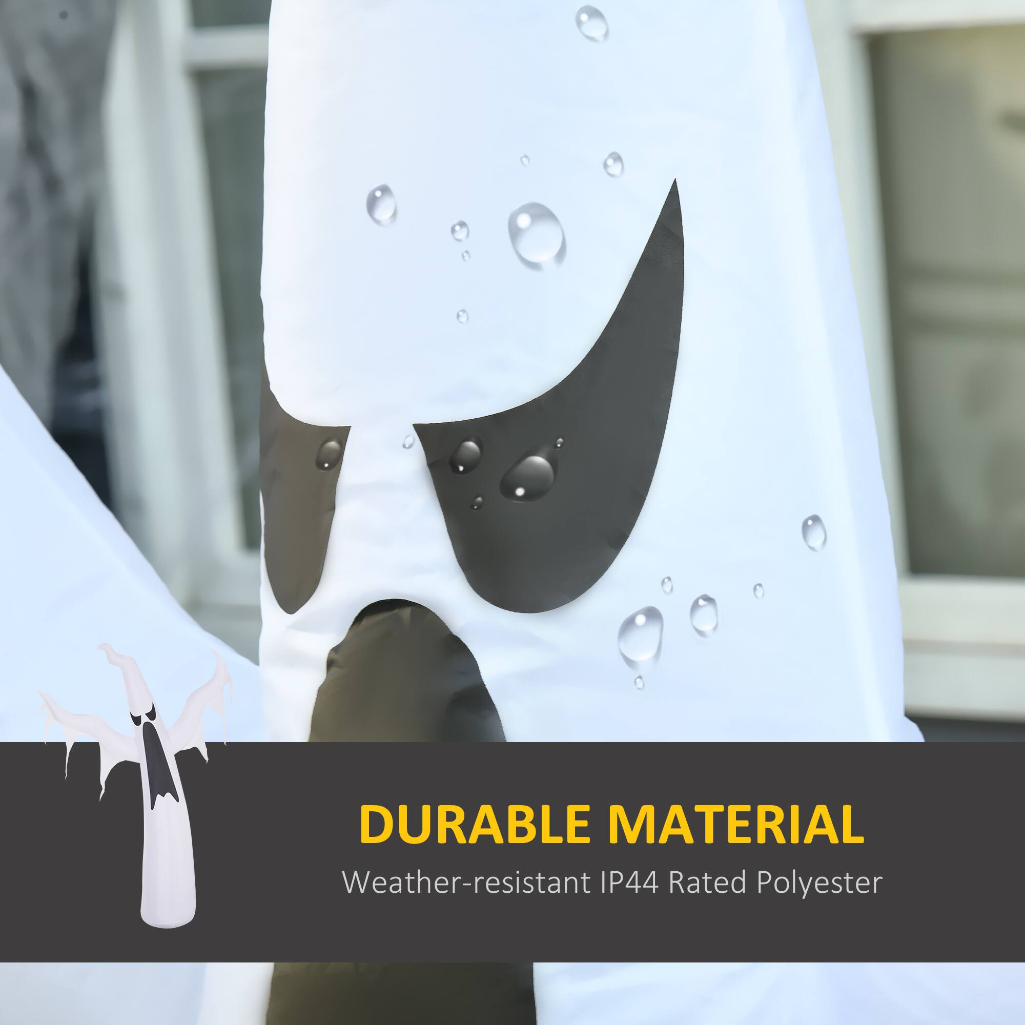 DURABLE MATERIAL  
Weather-resistant IP44 Rated Polyester