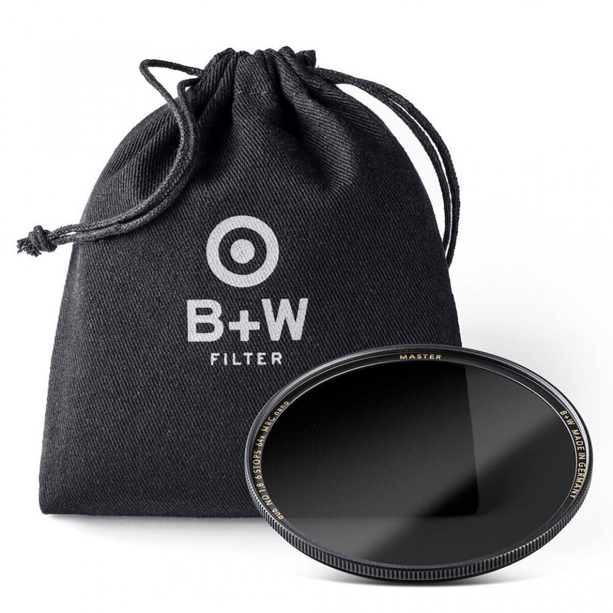 B+W B + FILTER MASTER MRC.nanO 64x 6STOPS 1,8 1 GUO_ND.1.8 ND.1 one B+W MADE IN GERMANY