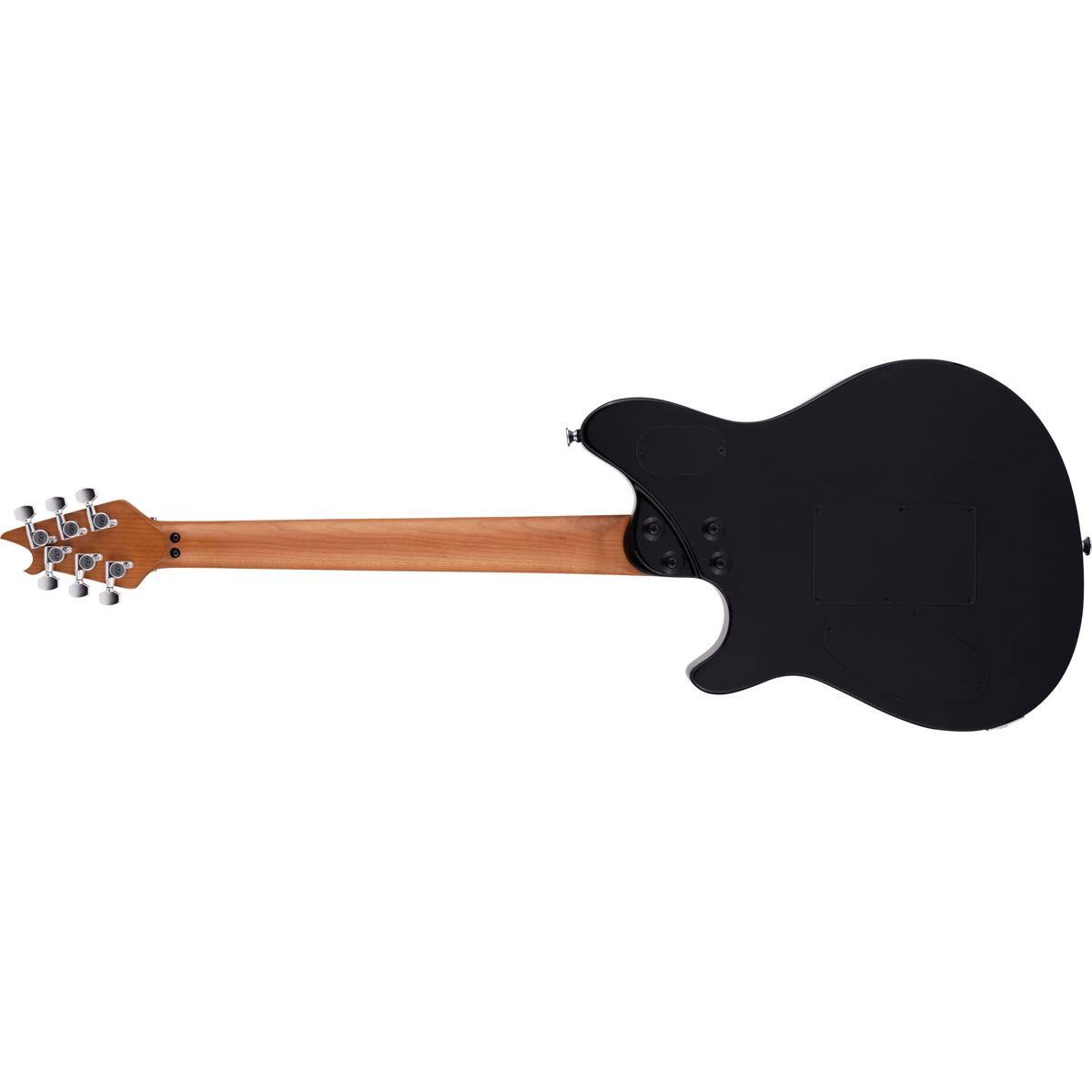 Alt View 2. EVH - EVH Wolfgang Special QM Electric Guitar, Baked Maple Fingerboard, Charcoal Burst.