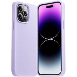Entronix - Liquid Silicone Case for iPhone 16 Pro Max - Durable and Stylish Protection - Purple
