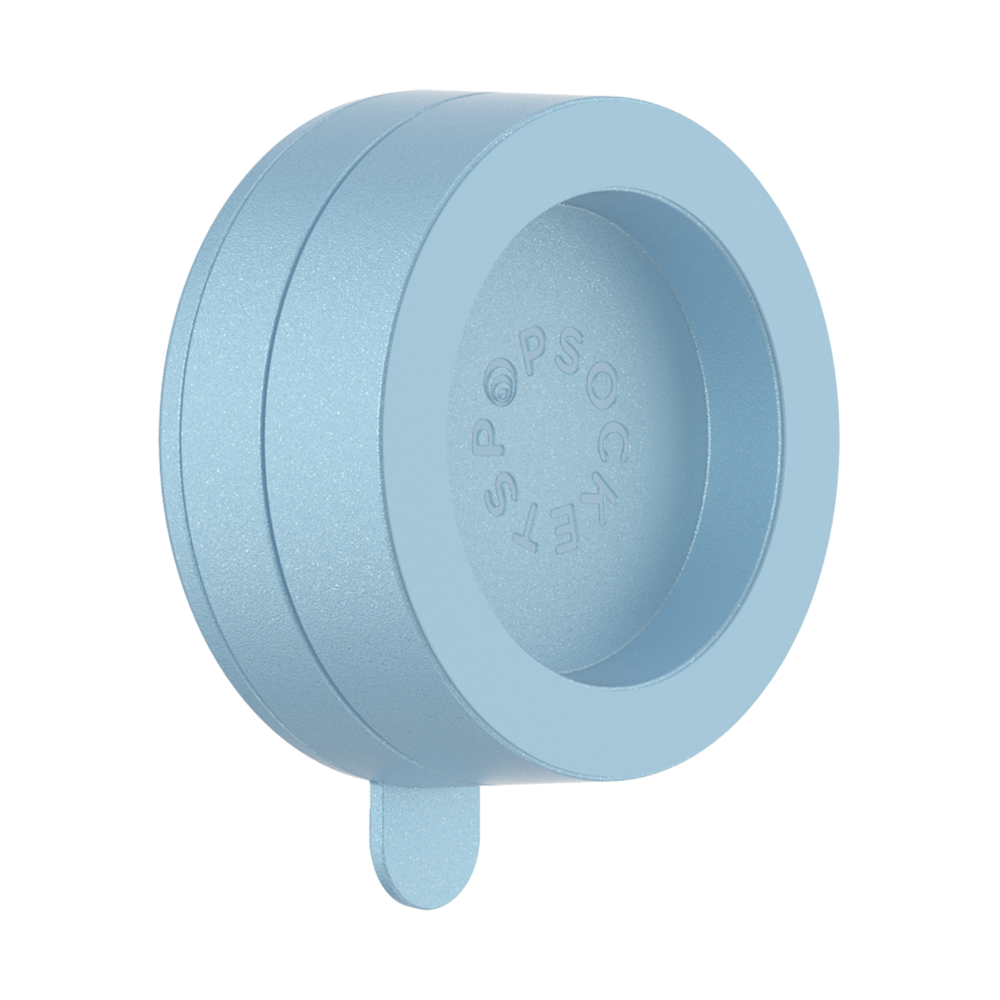 PopSockets - Multi-Surface Magnetic Suction Phone with MagSafe for Mobile Phones - Metallic Blue Sigh - Front_Zoom