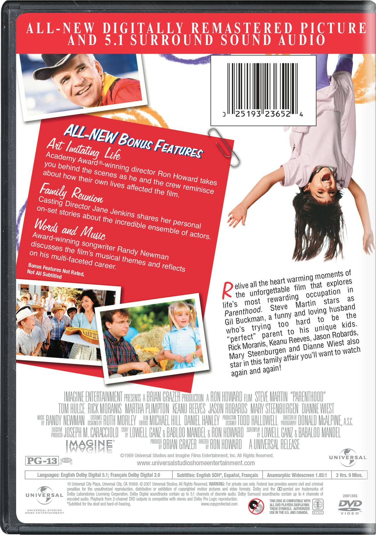 Back. Parenthood (Special Edition) [DVD].