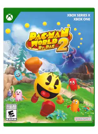 XBOX SERIES X XBOX ONE PACMAN WORLD 2 PAC 2 m EVERYONE 10+ ENFANTS et ADULTES 10+ ESRB BANDAI NAMCO - E10+ (Everyone 10+)