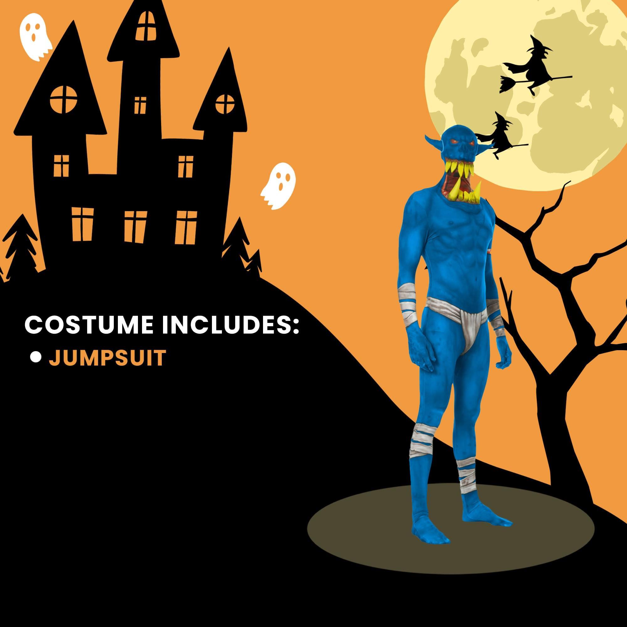 COSTUME INCLUDES:  
- JUMPSUIT