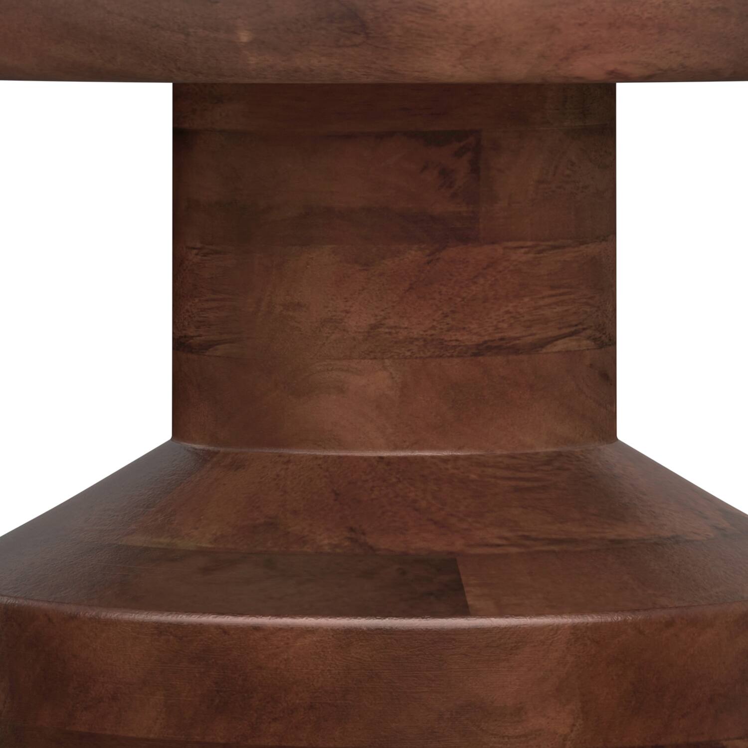 Alt View 7. Simpli Home - Haynes 16 inch Wide Solid Mango Boho Accent Table in Dark Brown, Assembled - Warm Dark Brown.