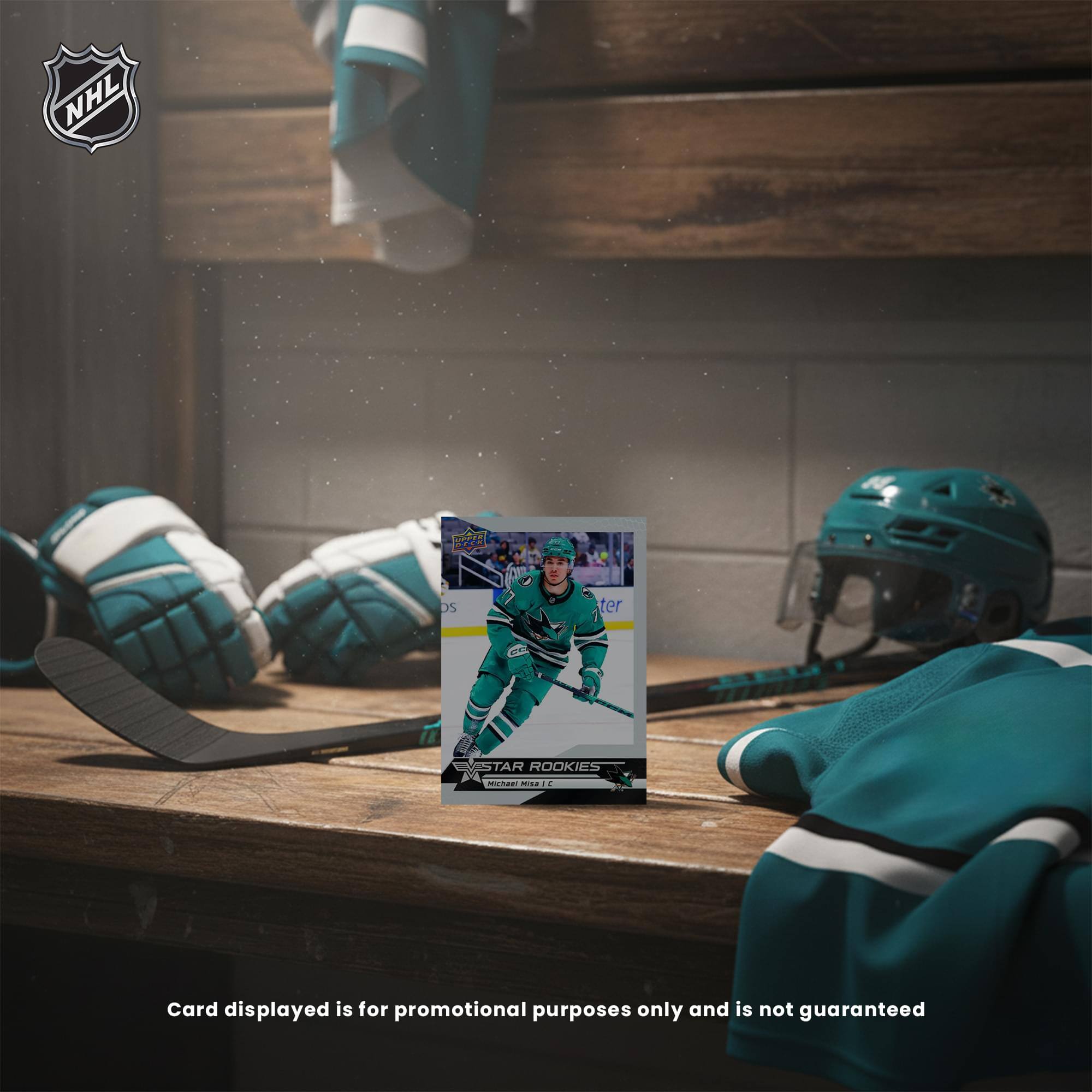 NHL EA OS 1 STAR ROOKIES man  
Card displayed is for promotional purposes only and is not guaranteed