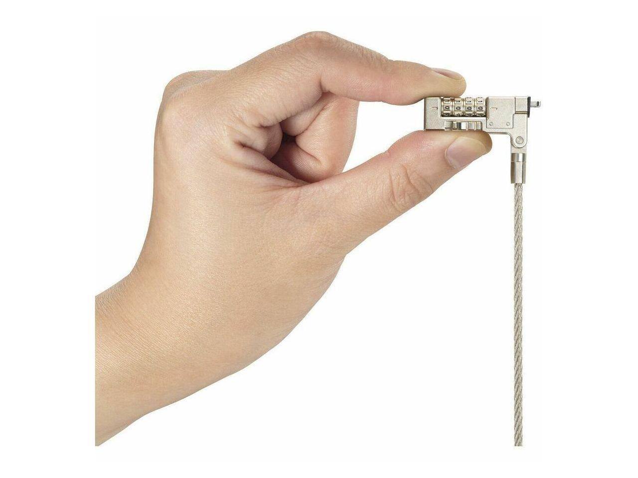 Alt View 1. Kensington - Kensington Slim NanoSaver 2.0 EQ Combination Laptop Lock Resettable.