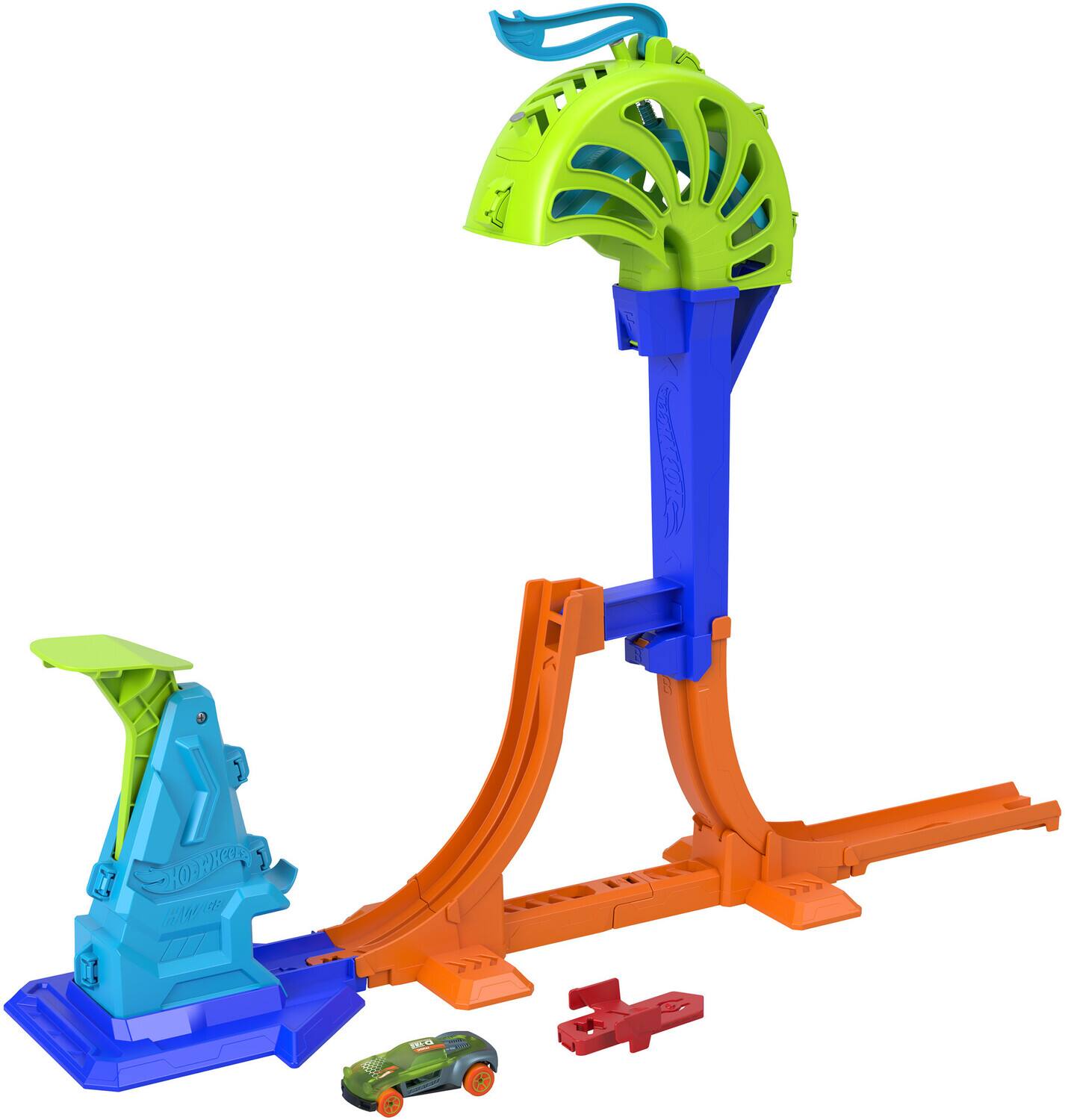 Alt View 2. Mattel - Hot Wheels Stunt Tracks Power Launch Champion   - COLLECTIBLES - Multicolor.