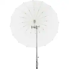 Front. Godox - Godox Transparent Parabolic Umbrella, 41.3".