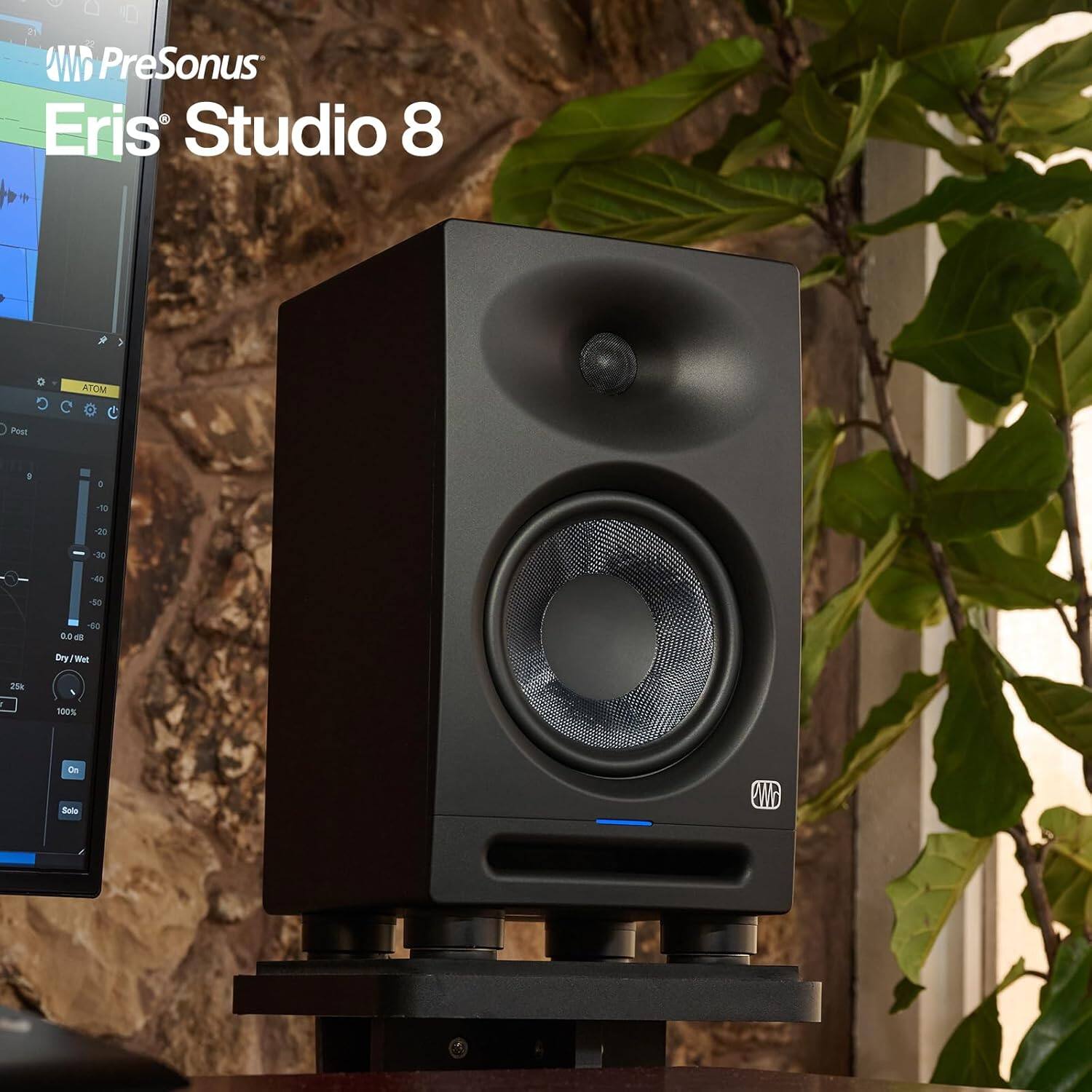 PreSonus Eris Studio 8 + & 3 C T Peet a a -10 -20 DE- 40 -50 00. - Dry / Wet 25k - 100% De -ol WMD