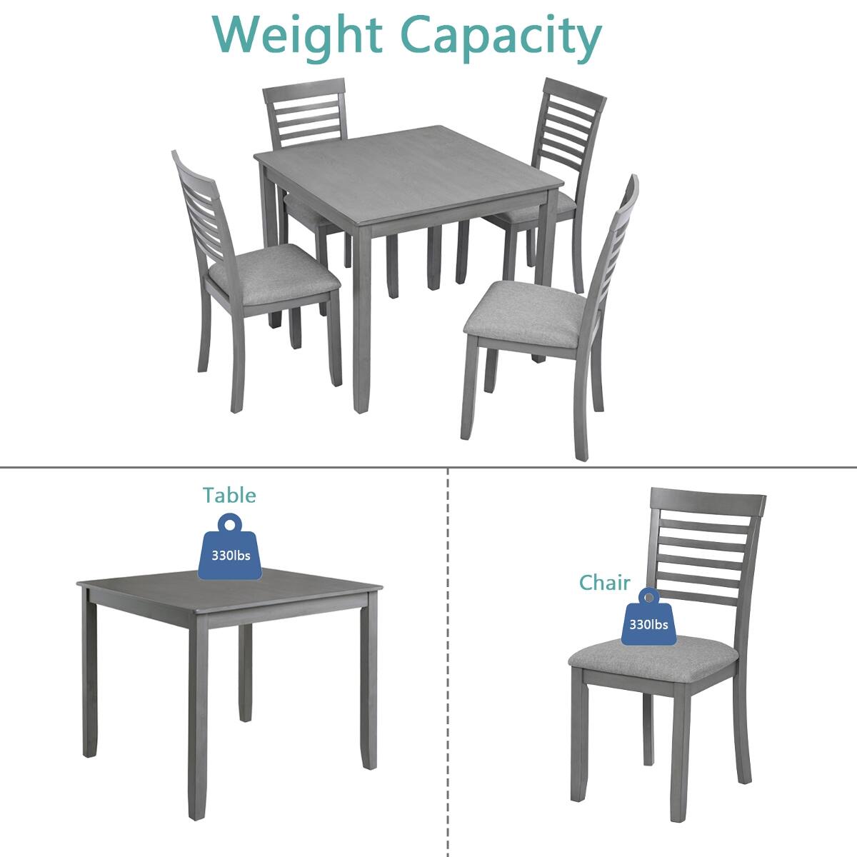 Weight Capacity

Table
330lbs

Chair
330lbs