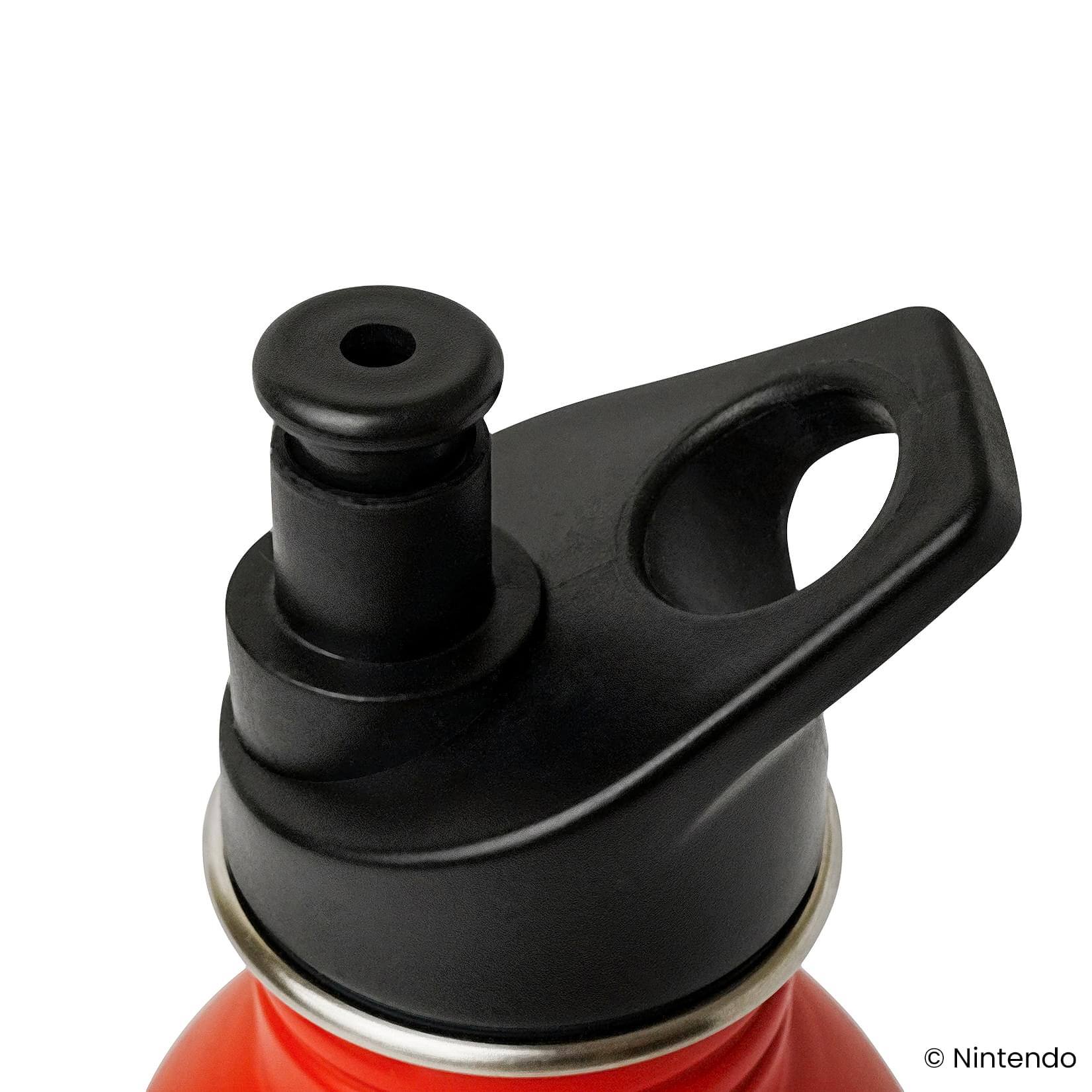 Alt View 2. Pyramid America - Super Mario Lineup 25 Ounce Metal Canteen Bottle - Red.