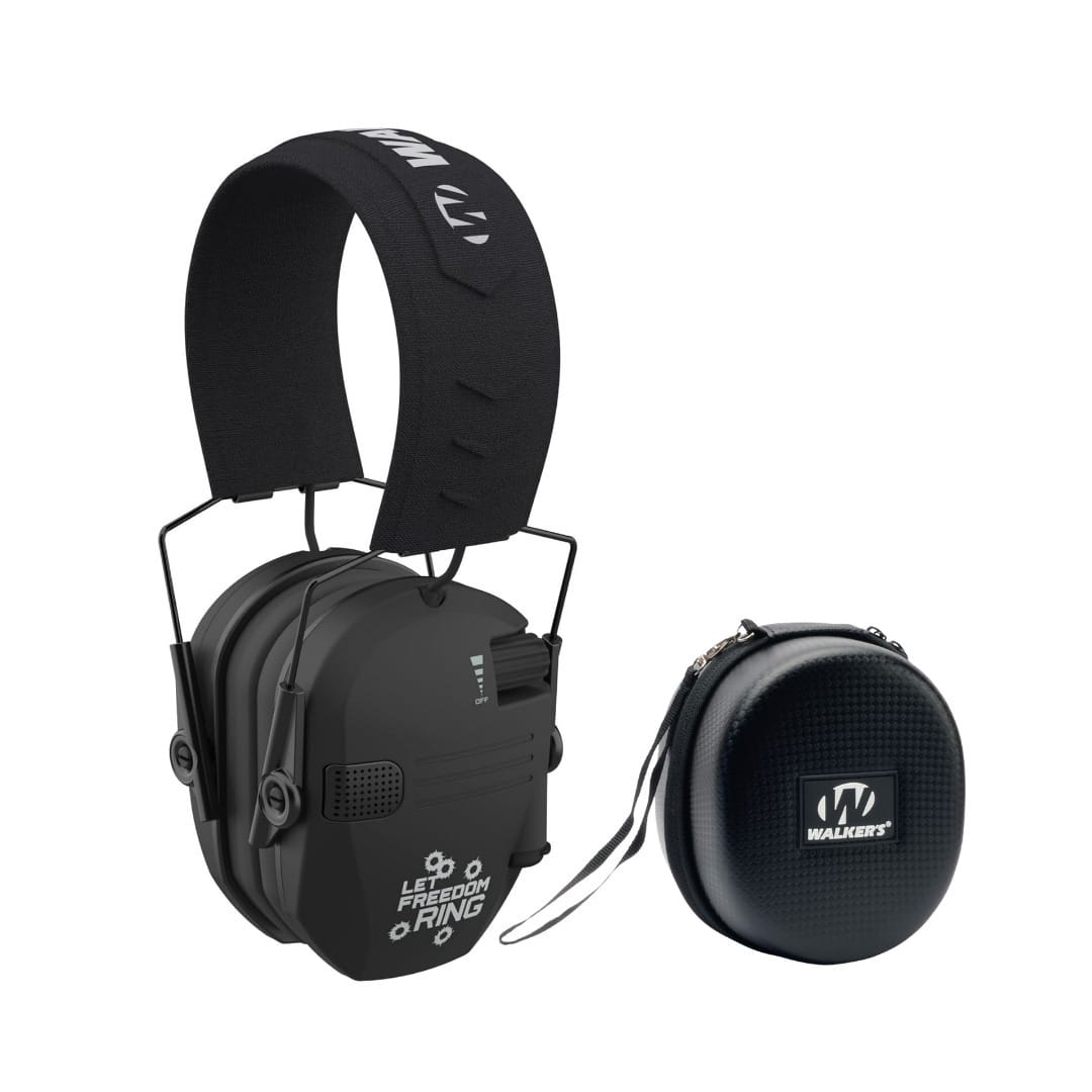 Walkers - Razor Slim Let Freedom Ring Cushioned Electric Earmuffs Bundle - Black price history on PriceWatchPro