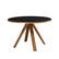 Alt View Zoom 24. Walker Edison - Mid-Century Modern Minimalist Round Dining Table - Black.