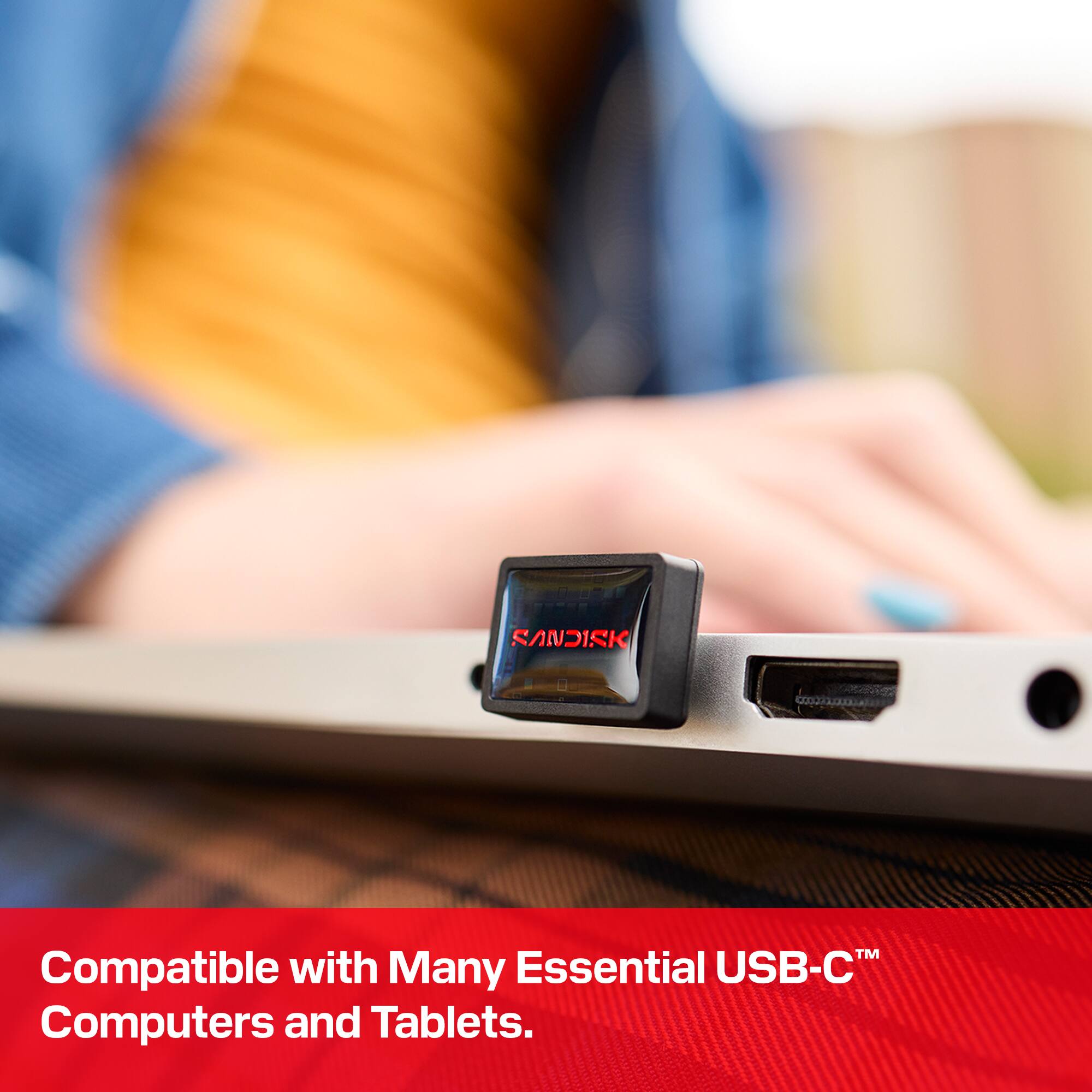 SANDISK CondUO™ Compatible with Many Essential USB-C™ Computers and Tablets.