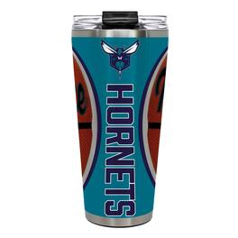 Great American Products - Charlotte Hornets 32oz. Big Slim Game Ball Travel Tumbler - Brown