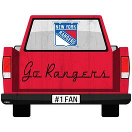 Fan Creations - New York Rangers 12'' x 12'' Truck Back D-cor - Multicolor