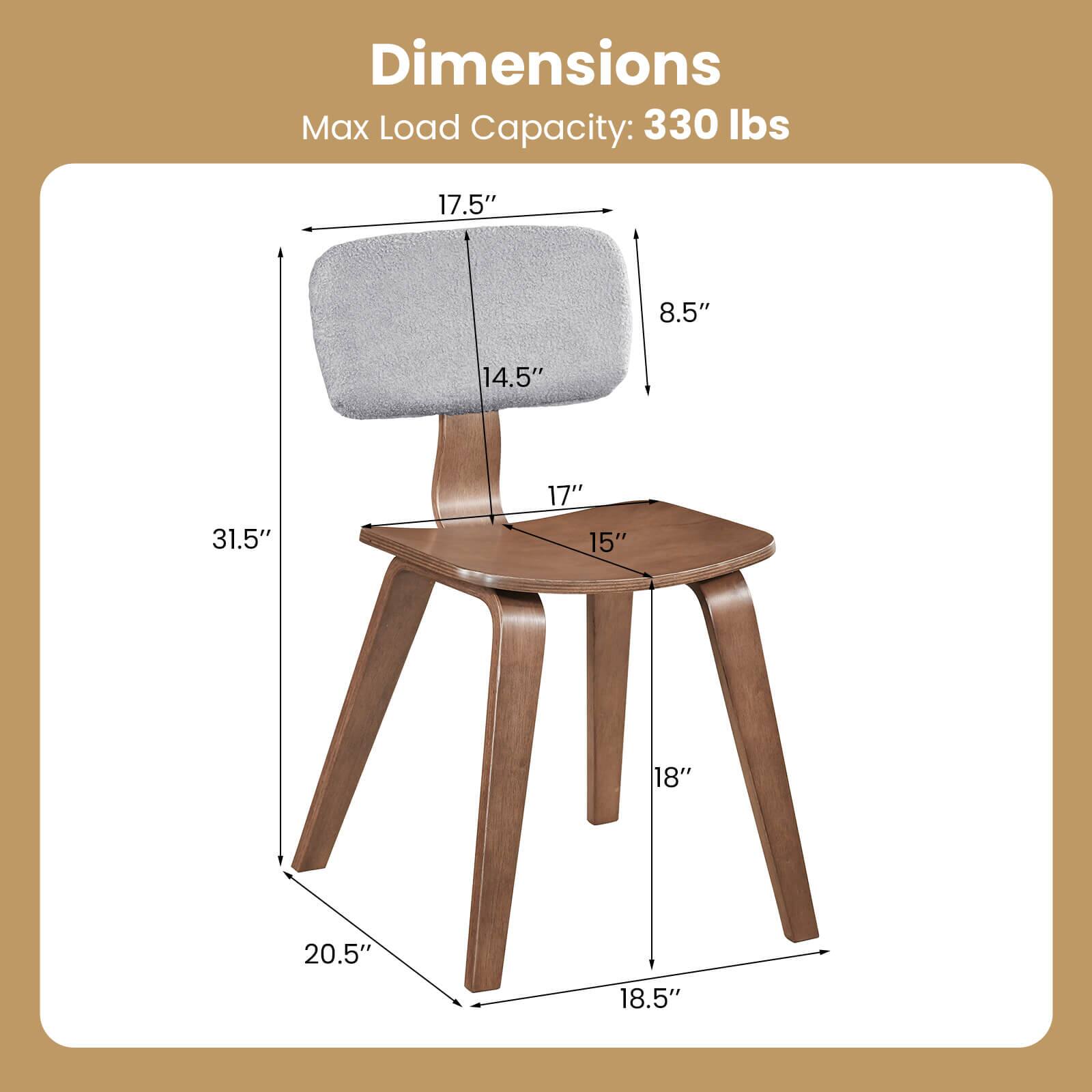Dimensions  
Max Load Capacity: 330 lbs  
17.5"  
8.5"  
14.5"  
31.5"  
17"  
15"  
18"  
20.5"  
18.5"