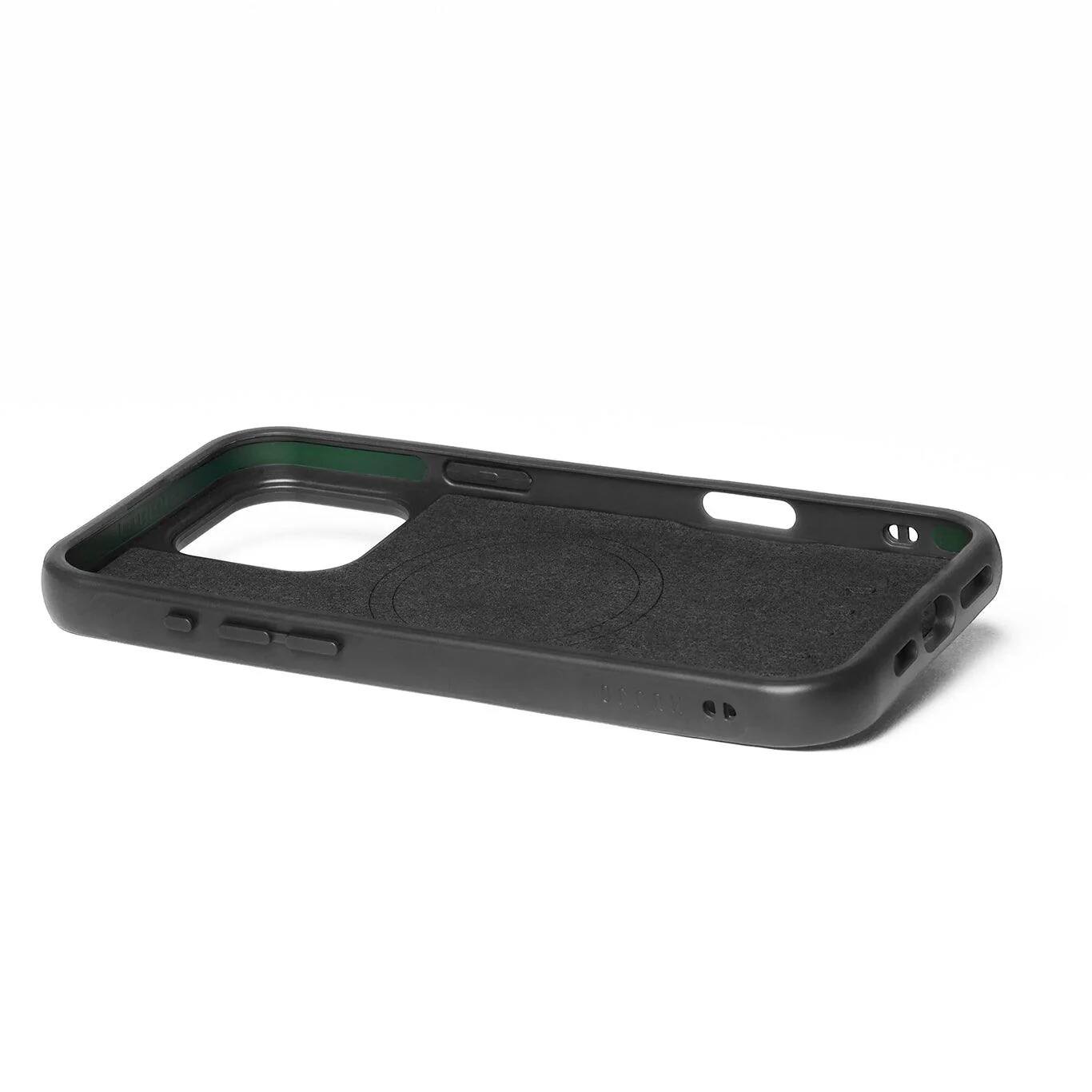 Alt View 6. Mujjo - iPhone 16 Pro Max Shield Case - Black.