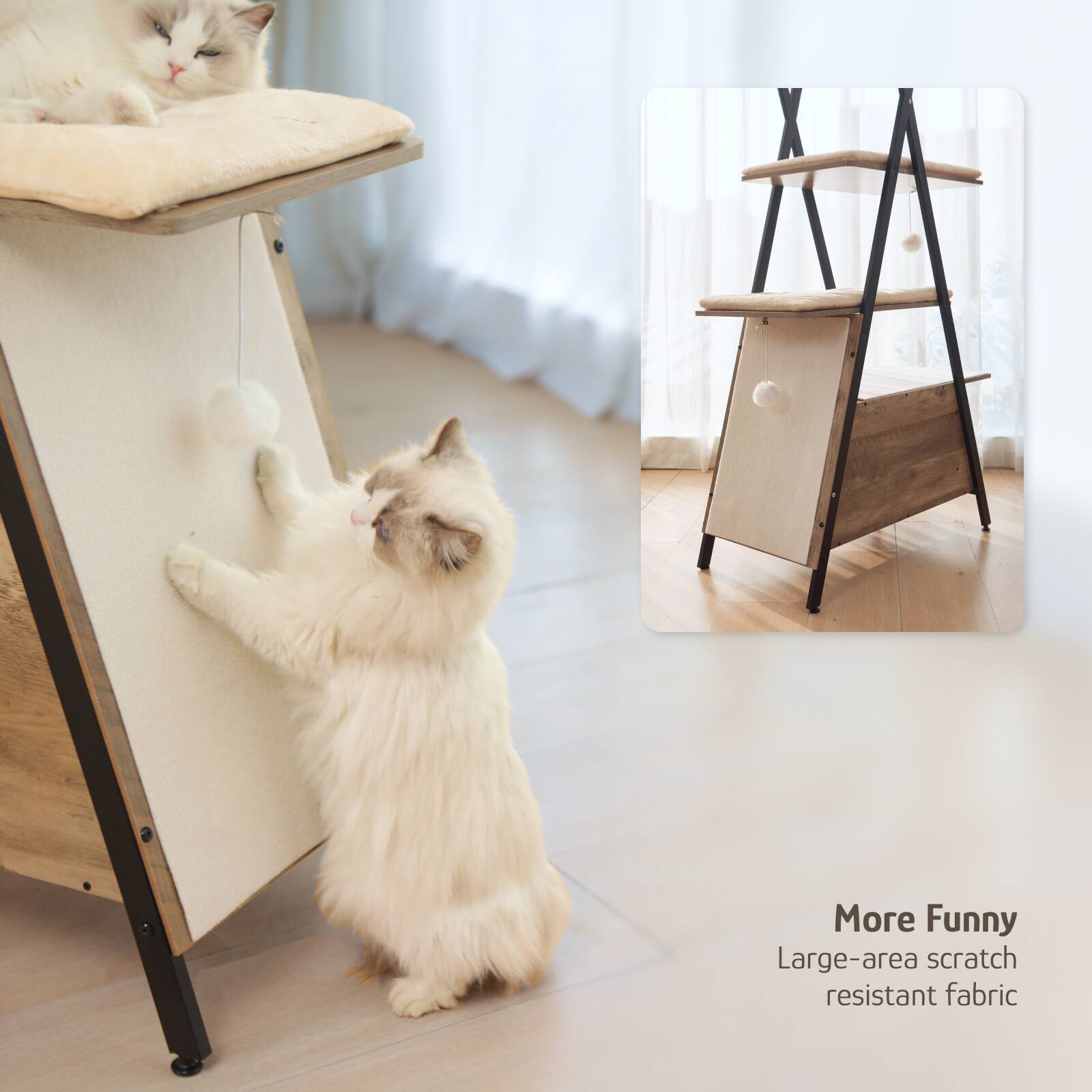 More Funny  
Large-area scratch resistant fabric