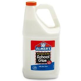 AP ELMER'S School Glue  
Non-Toxic, No First Aid  
Dries Clear, Strong & Tough