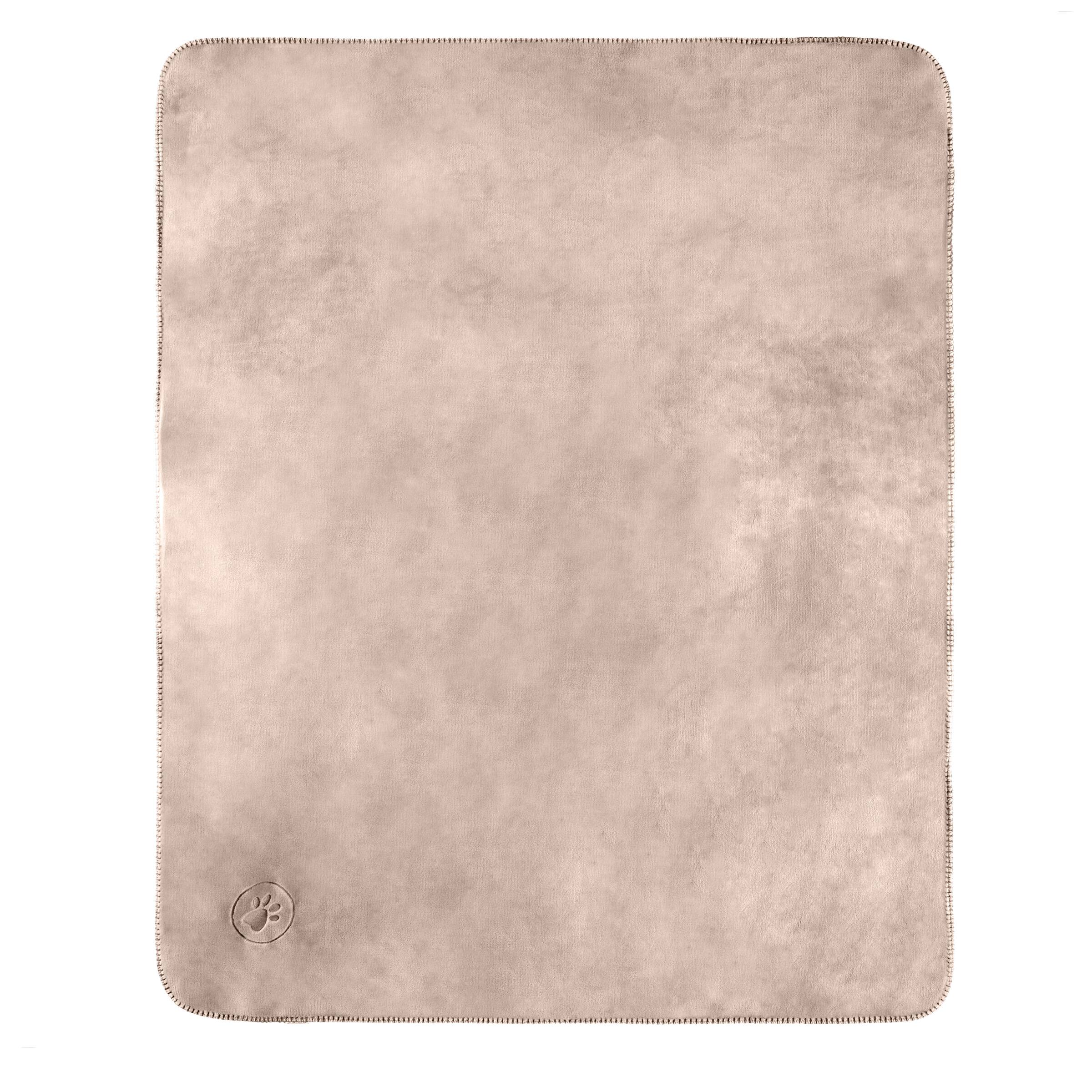 Alt View 1. PetMaker - 60x80in Water-Resistant Dog Blanket - Tan.