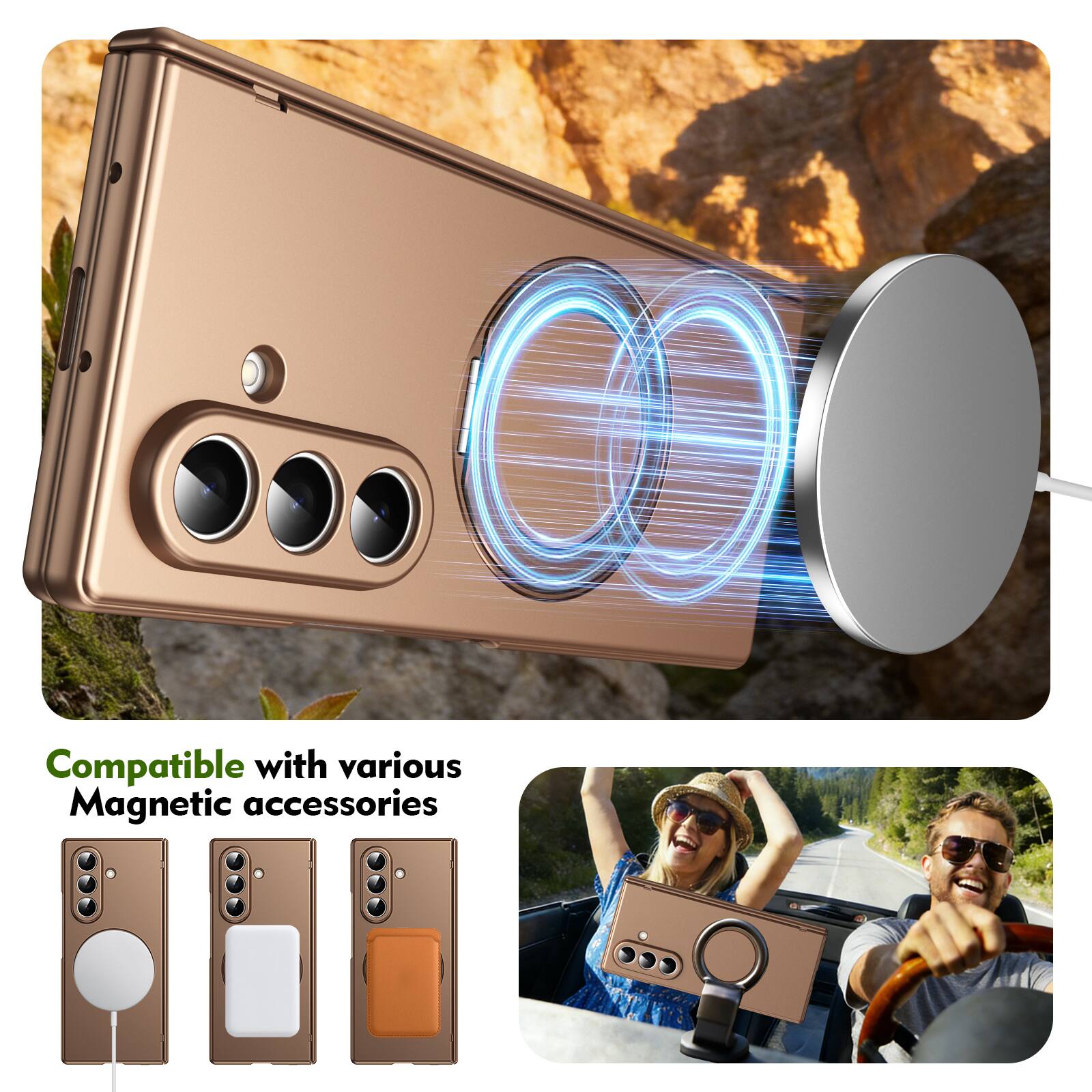 Compatible with various Magnetic accessories