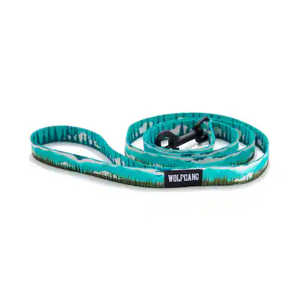 Front. WOLFGANG PET - Wolfgang Multicolored Great Escape Polyester Dog Leash Small/Medium - Multicolored.