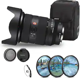 Sony - FE 24-70mm f/2.8 GM II Lens + Filter Kit + Cap Keeper Bundle (International Version) - Black