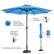 Alt View 13. Nature Spring - 9-Foot Patio Umbrella with Push Button Tilt - Blue.