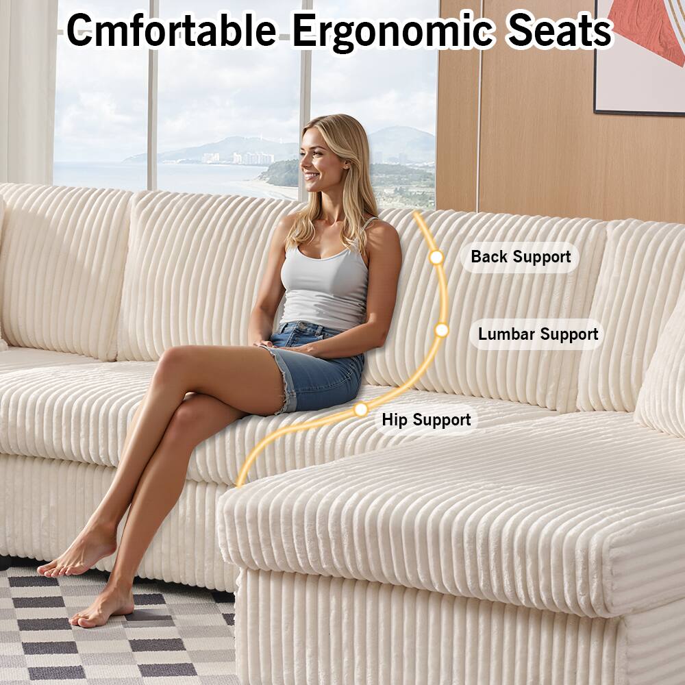 Comfortable Ergonomic Seats

- Back Support
- Lumbar Support
- Hip Support