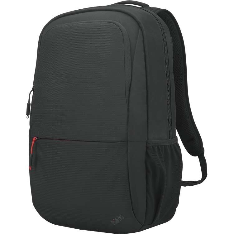 Alt View 8. Lenovo - Lenovo Essential Carrying Case (Backpack) for 16" Lenovo Notebook - Black - Polyester, Polyethylene Terephthalate (PET) - Black.