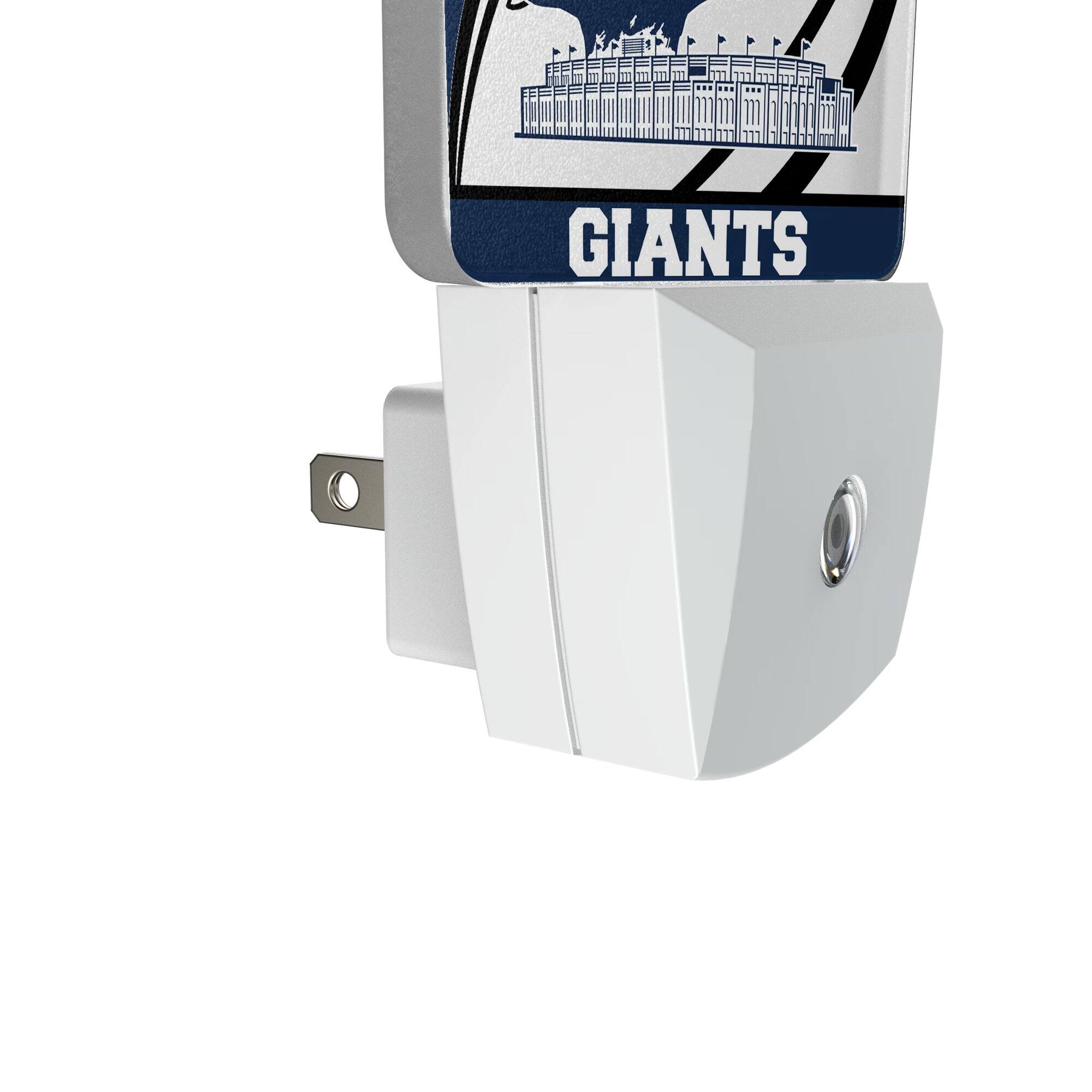 Alt View 2. Keyscaper - New York Giants Passtime Design Nightlight 2-Pack - Multicolor.