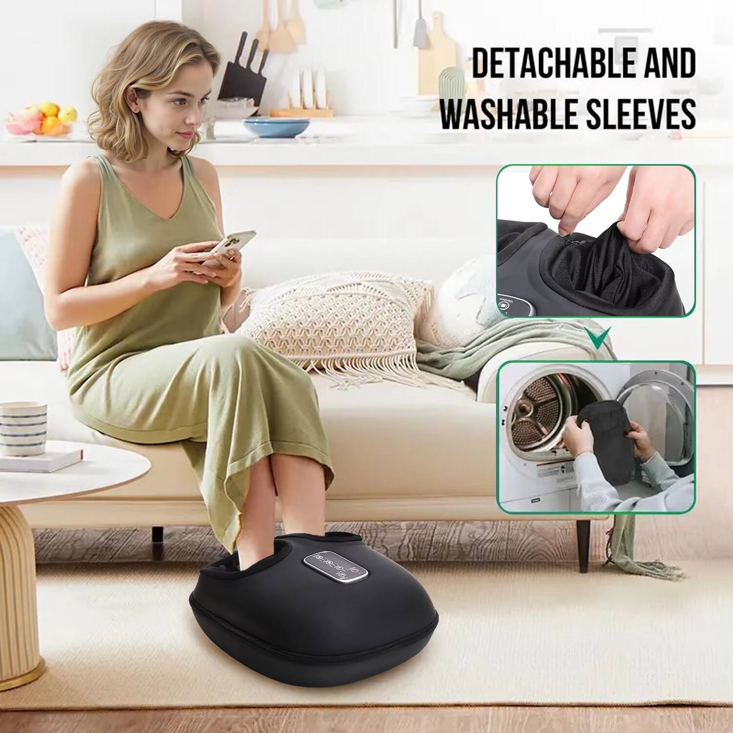 DETACHABLE AND WASHABLE SLEEVES