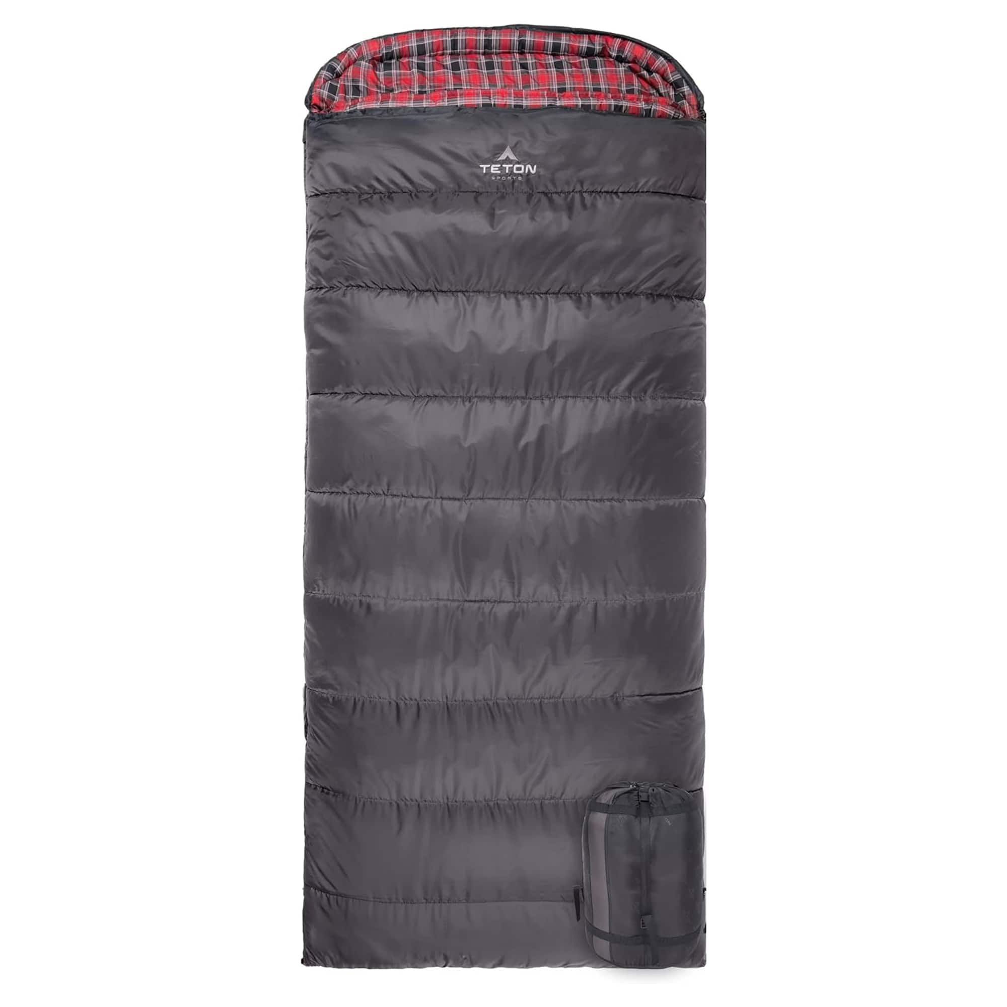 TETON Sports - Celsius XXL 0 Degree Right Zipper Sleeping Bag for Camping - Gray