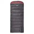 Front. TETON Sports - TETON Sports Celsius XXL 0 Degree Right Zipper Sleeping Bag for Camping, Gray - Gray.