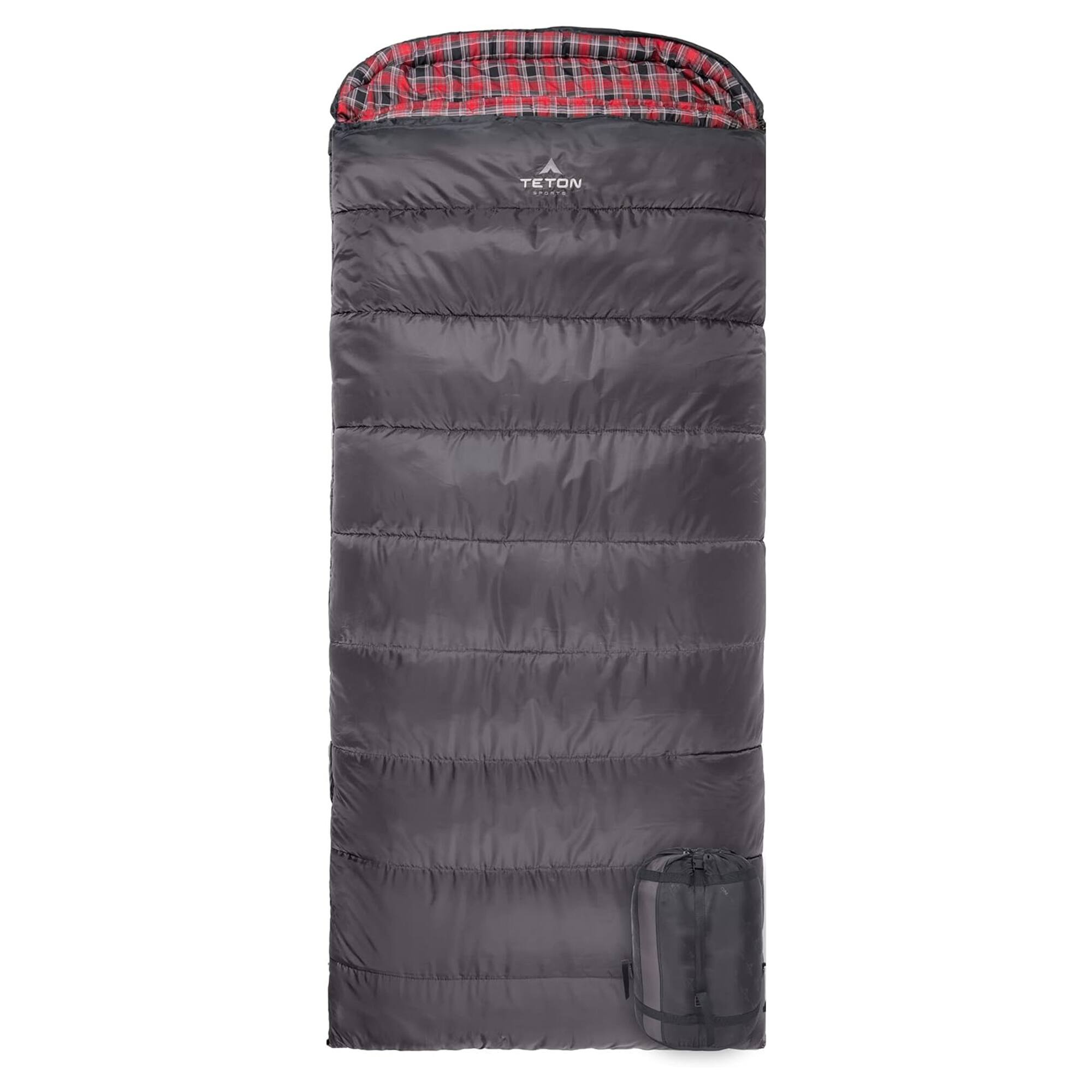 TETON Sports - Celsius XXL 0 Degree Right Zipper Sleeping Bag for Camping - Gray