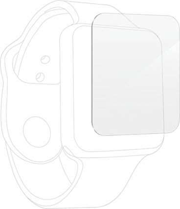 Front. ZAGG - ZAGG Fusion Screen Protector - Apple Watch Ultra/Ultra 2 (49mm) - Clear.