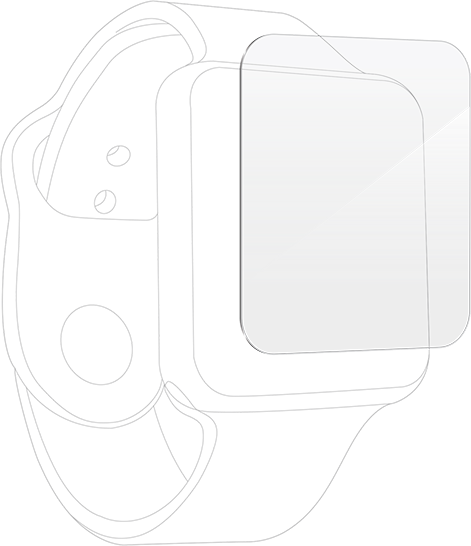 ZAGG - Fusion Screen Protector - Apple Watch Ultra/Ultra 2 (49mm) - Clear