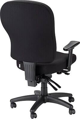 Alt View 5. Tempur-Pedic - Tempur-Pedic TP4000 Ergonomic Fabric Swivel Task Chair, Black (TP4000) - Black.