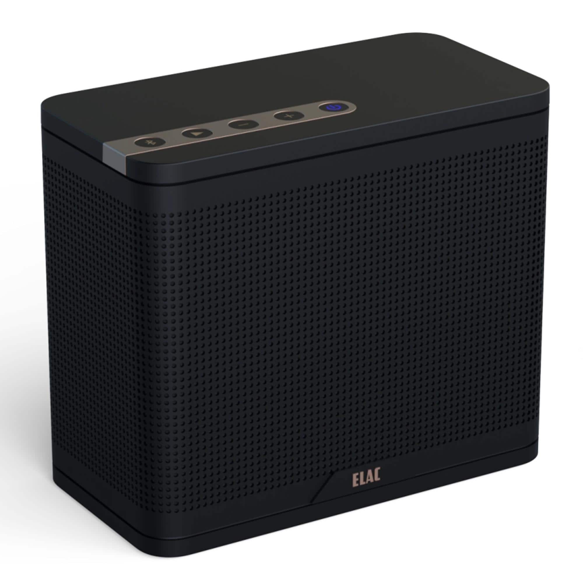 ELAC - NAVA 100 Black - Portable Bluetooth Speaker - Black/Gray