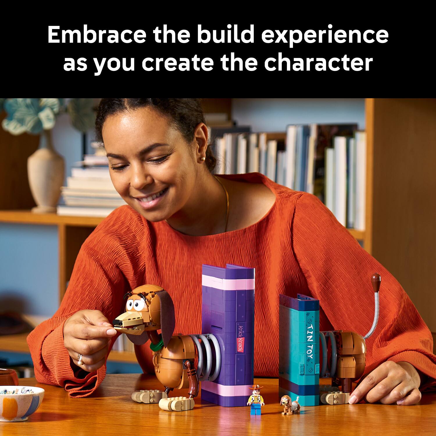 Embrace the build experience as you create the character Bo Knick Knack 1 TIN TOY