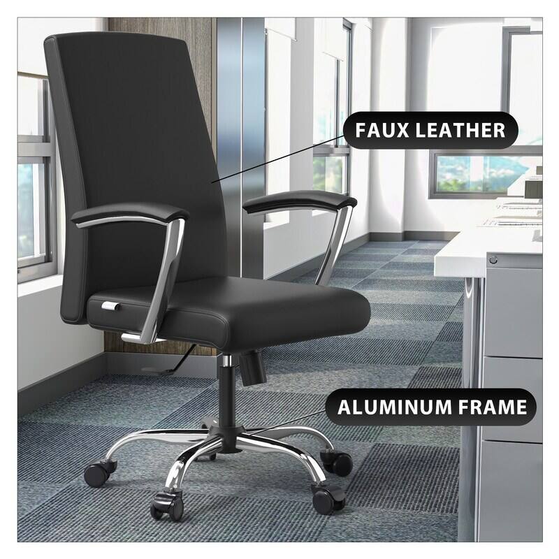 FAUX LEATHER  
ALUMINUM FRAME