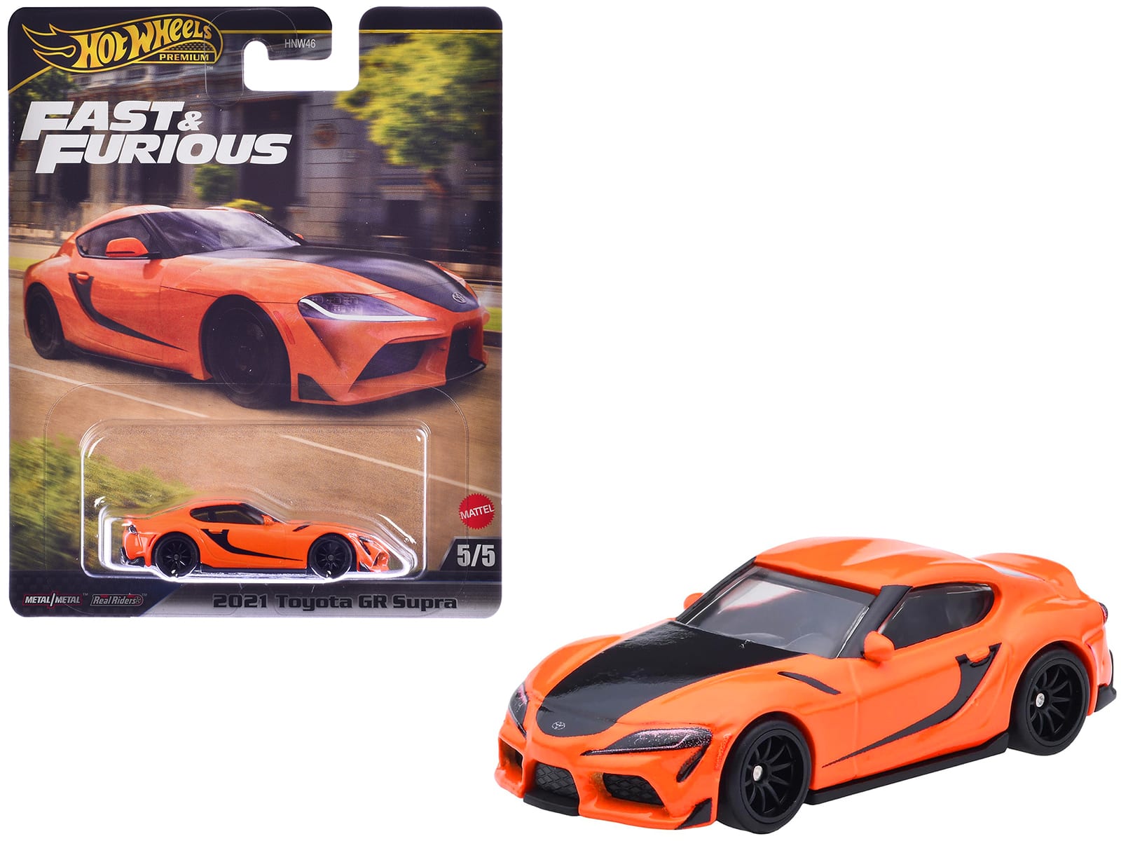 "2021 Toyota GR Supra Orange and Black ""F9"" (2021) Movie ""Fast & Furious"" Series Diecast Model Car by Hot Wheels" price history on PriceWatchPro