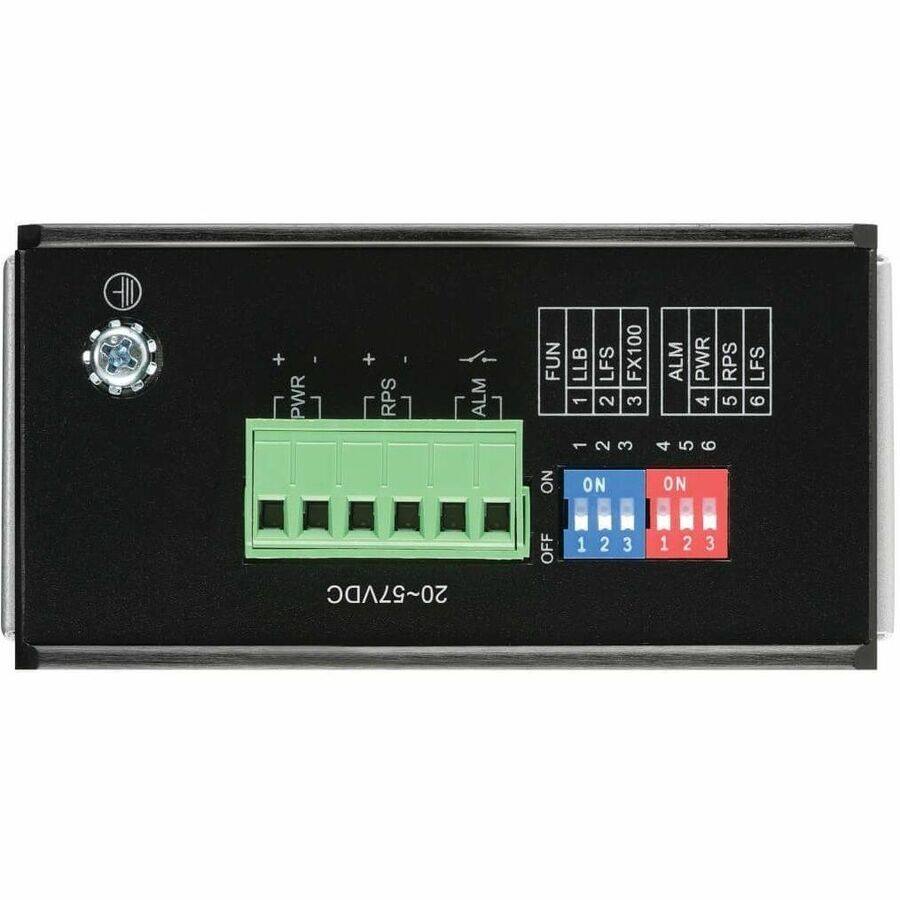 IF + PWR + RPS  
ALM FUN LLB LFS FX100 ALM PWR RPS 1 2 3 4 5 1 2 3 : 4 5 6  
LFS 6 NO ON ON 20~57VDC OFF 1 2 3 1 2 3